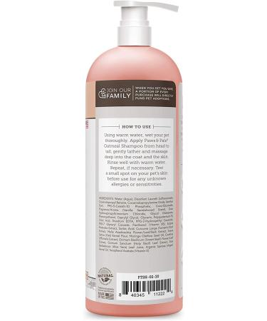 6-in-1 Medicated Dog Shampoo & Conditioner for Itchy Skin - Vet Formula for De-Shedding, Itch Relief, Smelly Odor - Made in USA - 20oz Oatmeal - Dogs & Cats Pet Wash - Buy Online on GoSupps.com