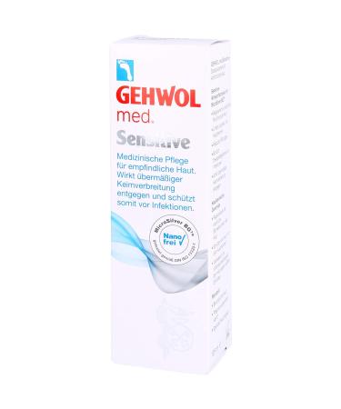 Buy GEHWOL MED Sensitive Cream 125ml - Soothing Relief for Sensitive Skin | International Shipping Available - Buy Online on GoSupps.com