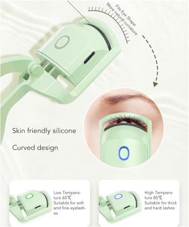 Buy Professional Electric Eyelash Curler - Rechargeable Heated Lash Curler for Long-Lasting Curls | Safe & Portable for Home & Travel - Buy Online on GoSupps.com