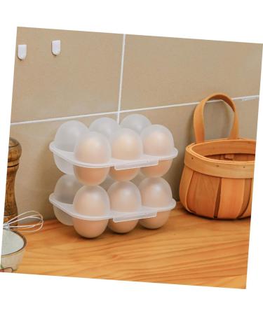 PRETYZOOM 2pcs Home Fridge Preservation Pantry Organizer Bin Plastic Kitchen Egg for Container Refrigerator - Buy Online on GoSupps.com
