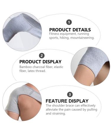 Ciieeo Adjustable Shoulder Stability Bandage for Rotator Cuff Relief | Compression Support Wraps for Fitness (Right/Left) - Buy Online on GoSupps.com