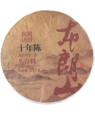 HQZM 357g Yunnan Bulang Mountain Old Tree Puerh Mature Tea with Rich Ripened Flavor from Bulang Mountain - Buy Online on GoSupps.com