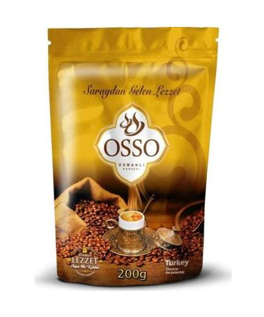 Osso Ottoman Coffee 8 in 1 - Turkish Coffee - Osso - 8 x Ottoman Coffee Aromatic Carisim - 5 x 200g Boxes