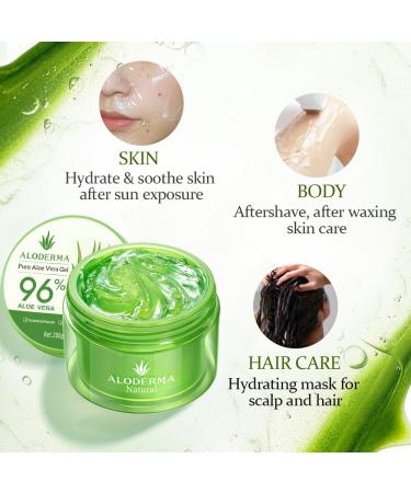 Aloderma Aloe Hydrating Set - Botanical Hydrating Mist Aloe Vera Gel - Buy Online on GoSupps.com