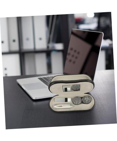 Wofashpuret 2-in-1 Glasses Case & Sunglasses Bag - Portable Organizer for Girls Contact Lens Container 15.8x7.4cm - Buy Online on GoSupps.com