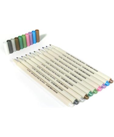 10-Piece PuTwo Marker Pens Coloured Pencils Set for DIY Photo Scrapbook Album, Multicolor - Buy Online on GoSupps.com