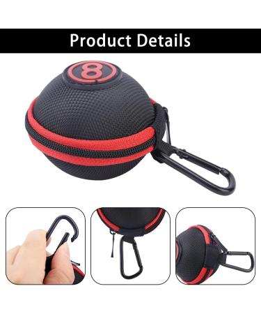 Billiards Cue Ball Training Artifact with Storage Bag - Portable Practice Assist Accessory for American Pool - Standard Lines and Dots - Size Ball + Bag - Buy Online on GoSupps.com