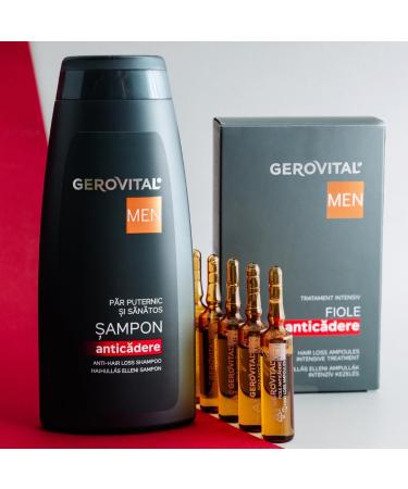  GEROVITAL Gerovital Men Gerovital Men Anti-Hair Loss Shampoo 400 ml - Buy Online on GoSupps.com