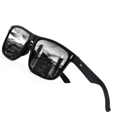 BangLong Polarized Sports Sunglasses for Men and Women Fishing Driving Running Golf Glasses Designer Style Unisex Black Grey