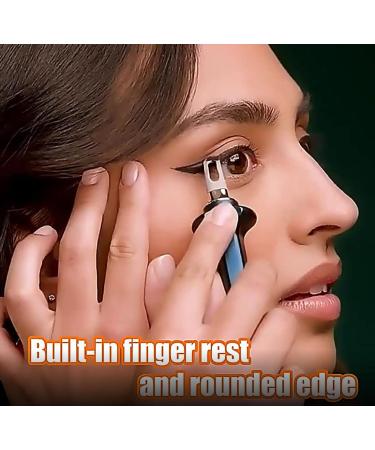 Aaiffey Eyeliner Applicator Tool - Pink Silicone Guide with Black Creams | Easy No-Skip Waterproof Eyeliner Kit - Buy Online on GoSupps.com