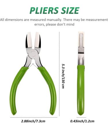 2 Pack Nylon Nose Pliers - Carbon Steel Jewelry Making Tools for Beading & Wire Crafts - 5.3 Inch - Buy Online on GoSupps.com