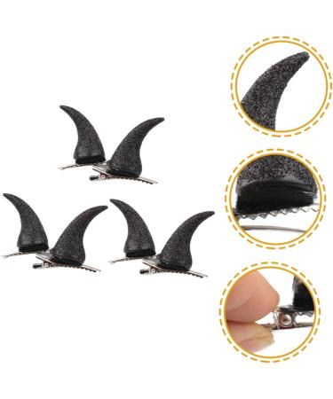 minkissy 15 Pairs Horn Hairpin Halloween Devil Horn Hair Pins Gothic Horn Hair Clips Devil Horns Hair Clips Halloween Horn Barrettes Baby Clothing Clip on Horns Props Metal Modeling Child - Buy Online on GoSupps.com