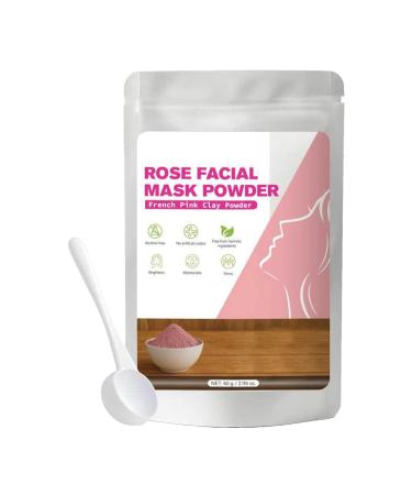 Generisch Face mask powder 60g clay powder for skin care - Moisturizing face mask for men women girls for home travel weekends evenings etc.
