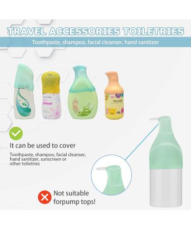 8 Pack Leak Proof Silicone Sleeves for Travel Bottles - Colorful Toiletry Covers for Luggage - Elastic Leak Proof Tool for Women and Men - Fits Most Sizes - 8PCS - Buy Online on GoSupps.com