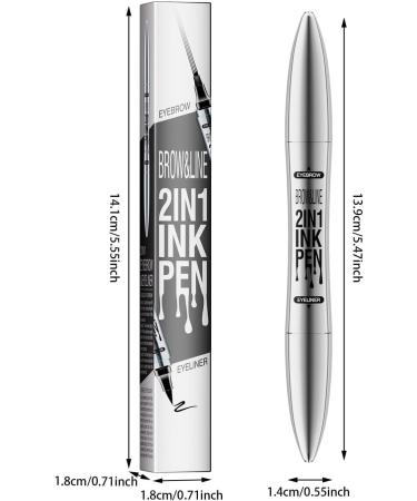 Eyebrow Pencil Eye Makeup Eyebrow Pen Natural Eyebrow Hair Long Lasting Liquid Eyebrow Pen Eyebrow Pencil (02) - Buy Online on GoSupps.com