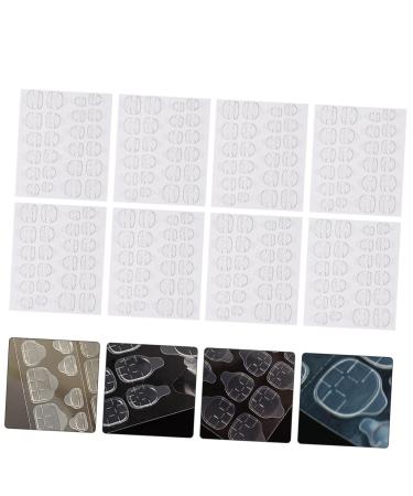 Mikinona 20 Transparent Sheets Double-Sided Nail Tabs for Press Nails Waterproof Nail Stickers with Various Easy to Apply Suitable for Professional Home Use - Buy Online on GoSupps.com