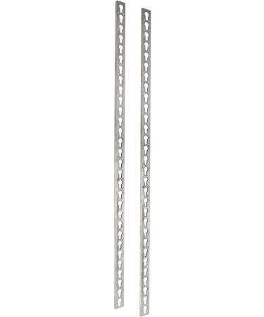 Fields Outdoor Supplies 5 ft. Metal Keyhole Tracks Pair with Pinless Jump Cups - Set of 2 - Buy Online on GoSupps.com