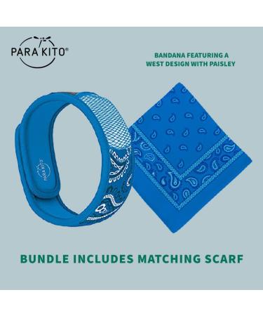 PARA'KITO Bundle: Adult Wristband & Bandana Blue Set - Buy Online on GoSupps.com