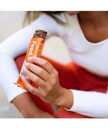 Feed Protein Bars. Chocolate Almond | 12g protein 0 added sugar | Made in France vegan & gluten free | 12x40g - Buy Online on GoSupps.com