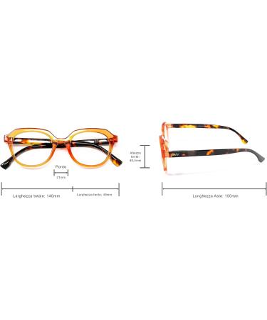 Gian Marco Venturi Women's Ferrara Reading Glasses - Stylish Red Size M | International Shipping Available - Buy Online on GoSupps.com