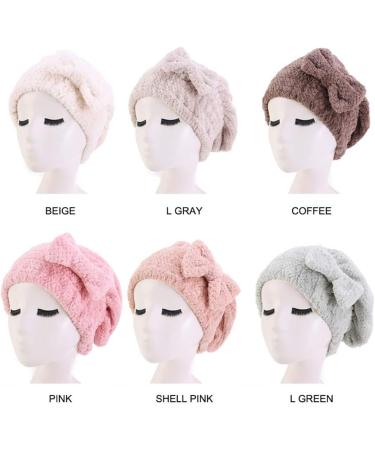 Morechioce Haarurban Hat - Quick-Dry Microfiber Hair Dryer Towel Wrap for Ladies | High-Suction Pink Hair Towel - Buy Online on GoSupps.com