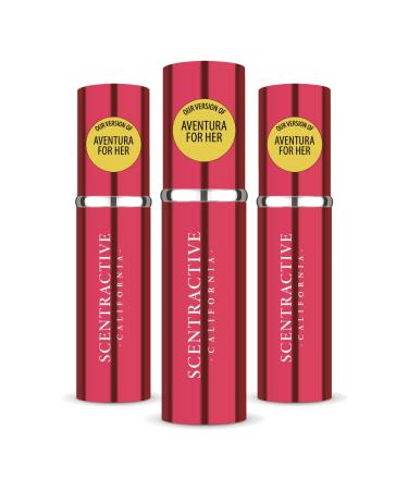 CA Perfume Impression of Aventura For Women Replica Version Fragrance Dupes Concentrated Long Lasting Eau de Parfum Spray Refillable Atomizer Sample Size Bottle 0.17 Fl Oz/5ml-X3 CRT AVENTURA FOR HER IMPRESSION 0.51 Fl Oz (Pack of 1)