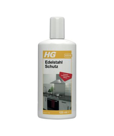 HG stainless steel protection effective shine and polishing agents for chrome aluminum stainless steel and other metal surfaces strip-free shine and long-lasting protective layer- 125 ml of stainless steel protection