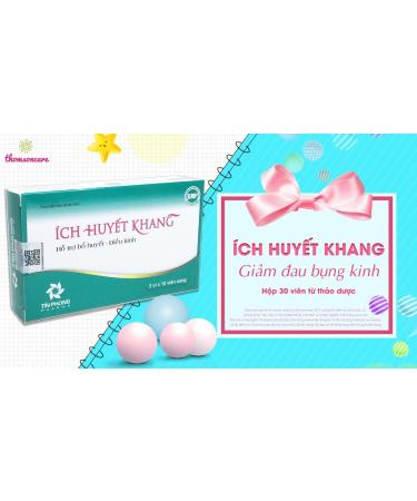 02 Boxs*30 Tablets - Ich Huyet Khang Dau Bung Kinh Kinh Nguyet khong Deu
