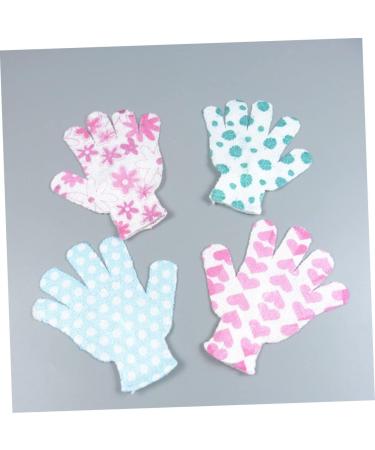 FOMIYES 10pcs Printed Bath Gloves | Baby Hand Mittens | Shower Back Cleaner - Exfoliating Spa Scrubber Gloves - Buy Online on GoSupps.com