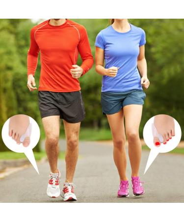 Gel Big Toe Bunion Guard Kit - Men and Women Bunion Corrector & Straightener for Hammer Toe. Ideal for Running & Sleeping - Day/Night Treatment - Buy Online on GoSupps.com