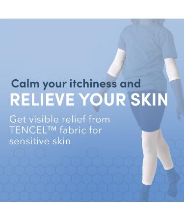 Wrap-E-Soothe Eczema Clothing for Kids - Arm and Leg Sleeves | Itch Relief, Ultra-Soft, Eco-Friendly | Small Size 5-7 Inches | Zinc and Dye-Free | Boys and Girls (1 Pair) - Buy Online on GoSupps.com