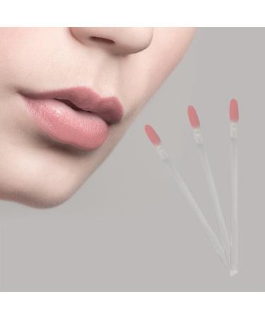 100 Pieces Disposable Lip Brushes | Lipstick Gloss Wands Applicator Makeup Tool Kits - Clear for Easy Application - Buy Online on GoSupps.com