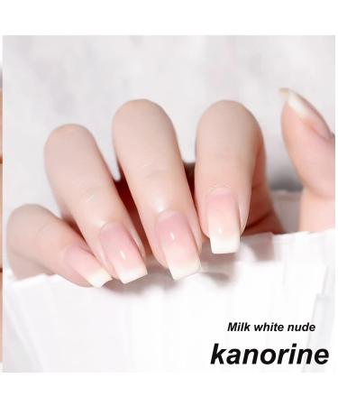 Neutral Gel Nail Polish 15ml - Milky White Jelly Gel Translucent Soak Off UV LED Nail Art | 0.5Oz D1-MILKY WHITE - Buy Online on GoSupps.com