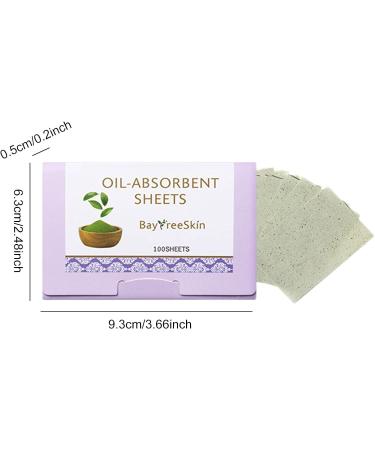 Blotting Paper Green Tea Blotting Paper Natural Clean Skincare | Oil Control Blotter Paper Excess Shine Suitable for Men & Women - Buy Online on GoSupps.com