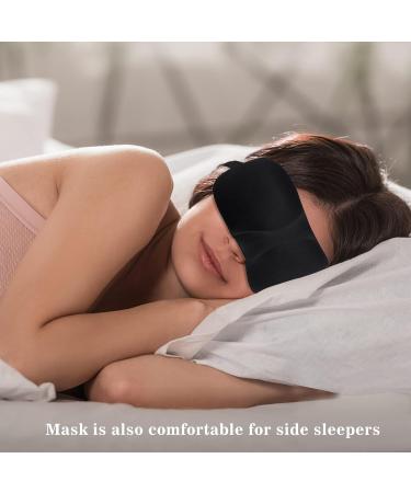 Buy 3D Sleep Mask for Men & Women - Light Blocking Eye Mask with Adjustable Strap for Comfortable Sleep Yoga & Travel - Buy Online on GoSupps.com
