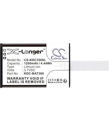 SPANN Battery Replacement for KOAMTAC KDC350CNG - High-Quality 3.7V Rechargeable Battery | International Shipping Available - Buy Online on GoSupps.com