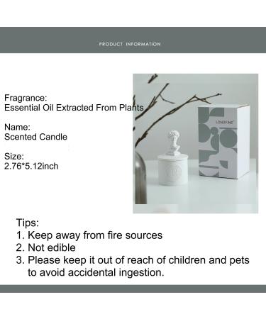 David Essential Oil Gypsum Scented Candles Gift Box - 72H Aromatherapy Set for Home | Perfect for Birthdays Thanksgiving Christmas & Valentine's Day - Buy Online on GoSupps.com