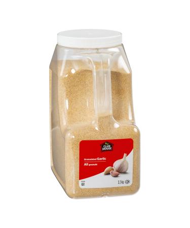 Club House Quality Natural Herbs & Spices GARLIC GRANULATED 3.2kg (pack of 1)