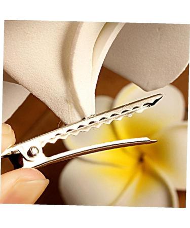U-K Useful and Practical 4pcs Hawaiian Flowers Hair Clips Barrette Tropical Wedding Plumeria Flower Party Bridal Orchid Hairclip Accessories - Buy Online on GoSupps.com