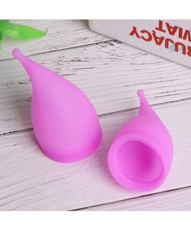 Silicone Menstrual Cup | Comfortable & Reusable Female Hygiene Solution | Safe Period Collector (#3) - Buy Online on GoSupps.com