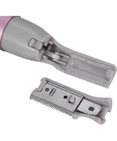 Eyebrow Blade Portable Electric Face Body Hair Shaver Men Women Precision Nose Ear Hair Trimmer Battery Operated Hair Remove Tool (Pink) - Buy Online on GoSupps.com