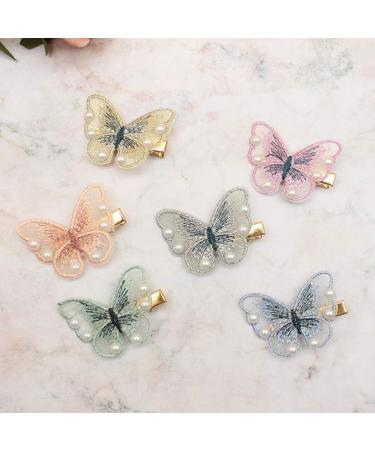 Frcolor Vintage Butterfly Hair Clips 12 Pieces Cute Embroidered Animal Hair Jewelry for Women | Perfect Party Favors for Birthdays & New Year - Buy Online on GoSupps.com