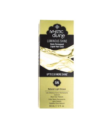 5N Natural Light Brown Demi-Permanent Liquid Hair Color