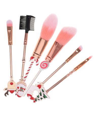 Beavorty 7 santa suits professional makeup Cosmetic makeup makeup accessories cosmetic tools setting powder brush christmas cosmetic brush elder concealer brush major