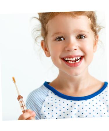 Angoily 8-Pack Children's Toothbrushes - Brightening Travel Toothbrush for Toddlers & Kids with Rubber Protection - Buy Online on GoSupps.com