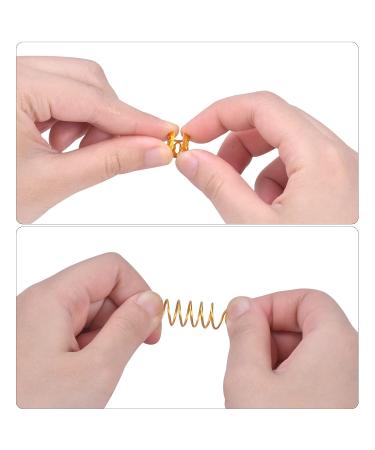 Jinlaili Hair Braid Rings - 90 Pieces Dreadlocks Beads & Accessories | Adjustable Metal Cuffs & Jewelry Clips for Braids - Buy Online on GoSupps.com