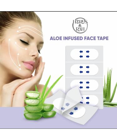 Face Tape Lifting Invisible - Aloe Infused Skin Protection for Sensitive Skin | Under Makeup Personal Care for Eyes & Chin - Buy Online on GoSupps.com
