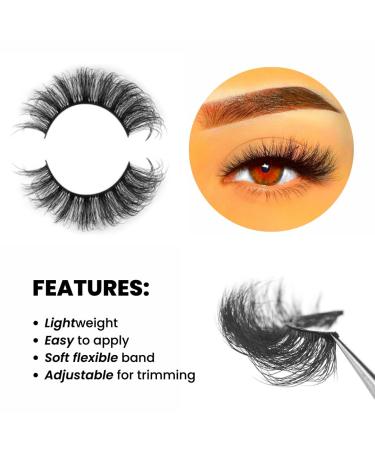 3D Faux Mink Cat Eye Wispy Lashes - Reusable & Cruelty-Free | Contact Lens Friendly - Style Paradise - Buy Online on GoSupps.com