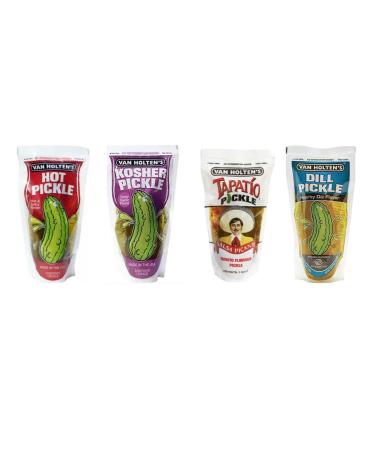 Van Holten's Pickle Multi-Pack - TIK Tok JUMBO Pickles - (Pack Of 4 Different Flavours)