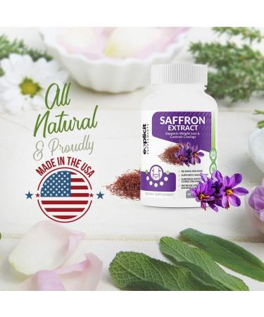 Saffron Extract 88.5mg - Natural Appetite Suppressant & Mood Booster for Healthy Weight Loss - Buy Online on GoSupps.com